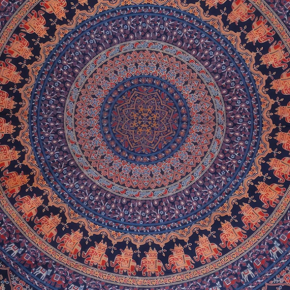 Mandala Wandtapijt voor Slaapkamer