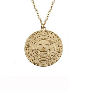 Collier Pirate des Caraïbes or