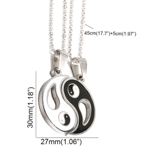 Pendentif Yin Yang pour Couple