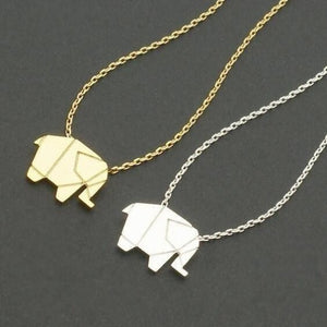 Collier Elephant Origami