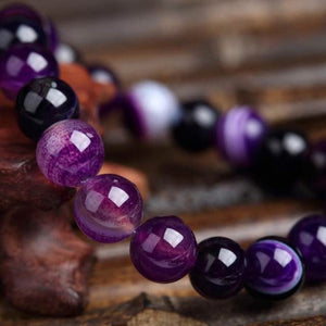 Bracelet Mala Améthyste