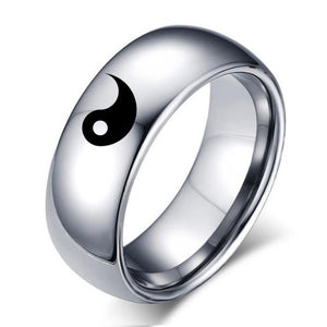 Bague Yin Yang Argent