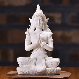 Figurine Buddha blanc