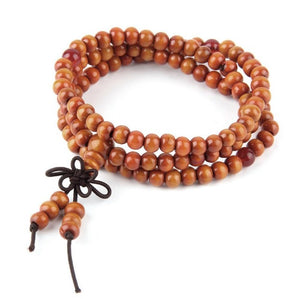 Bracelet Bouddhiste Porte Bonheur orange