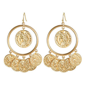 Boucle d'Oreille Arabe or