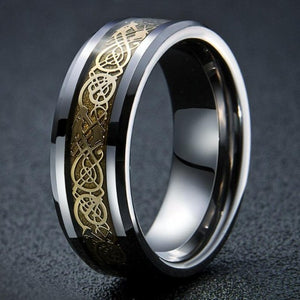 Bague Viking Jarl argent et or