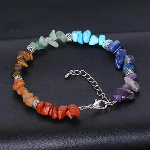 Bracelet 7 Chakras Pierre Véritable