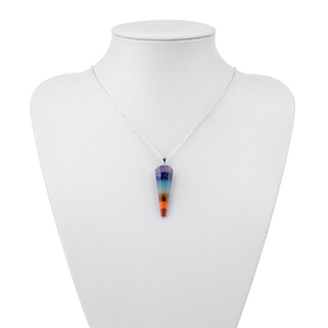 Collier 7 Chakras Vraie Pierre