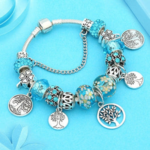 Bracelet Arbre de Vie Argent Femme