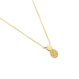 Collier Ananas Or & Argent pour Femme or