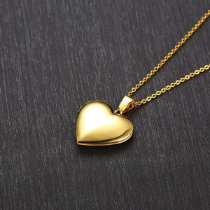 Pendentif Coeur Ouvrable pour Photo or