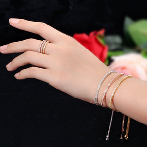 Armband met Diamanten Goud Zilver of Roze Goud