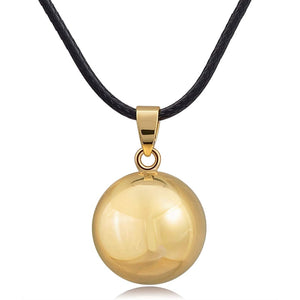 Bola de Grossesse Collier Femme Enceinte avec Pendentif or