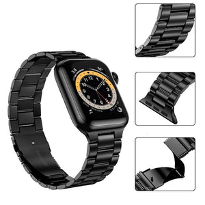 Bracelet Apple Watch Acier Inoxydable noir