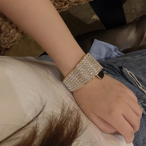 Diamanten Manchet Armband voor Dames