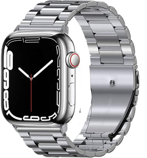 Bracelet Apple Watch en Acier Ultra Résistant argent