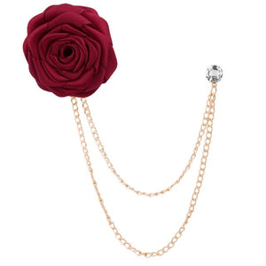 Rose bloem kostuum broche