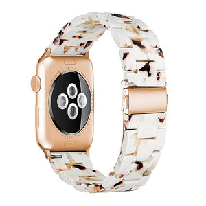 Bracelet Apple Watch en Résine nougat