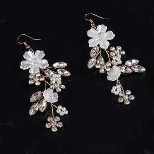 Boucles d'Oreilles de Mariage or