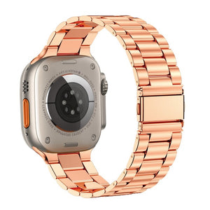 Bracelet Apple Watch Acier Inoxydable rose