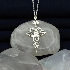 Collier Éclat du Lotus argent