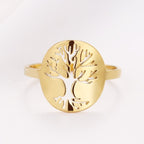 Bague Arbre de Vie Couleur Or