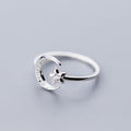 Bague Astres Lune et Étoiles Femme