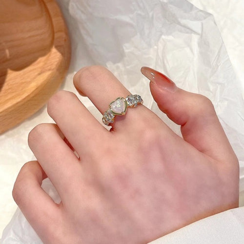 Damesring Hart Diamant
