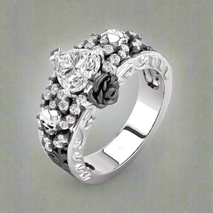 Bague Gothique Femme noir