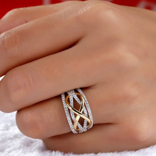 Infini Ring Goud & Diamant voor Dames