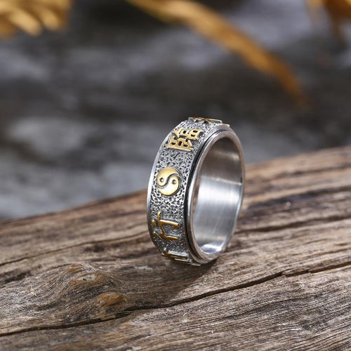 Ring Nepal goud en zilver