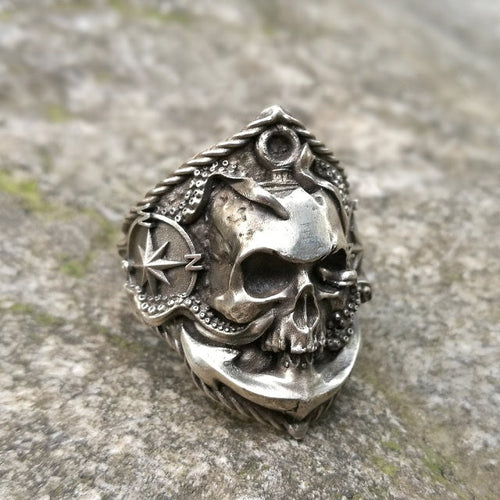 Zilveren Piratenring