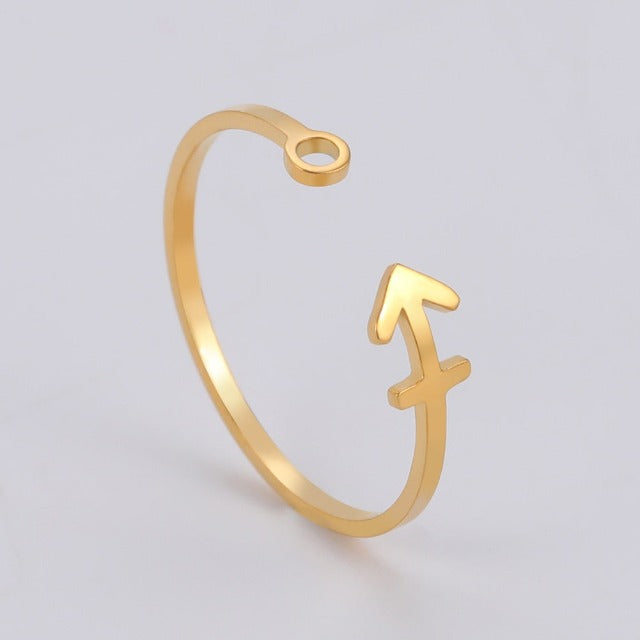 Bague Signe du Zodiaque 12 Constellations