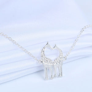 Collier Girafe Argent