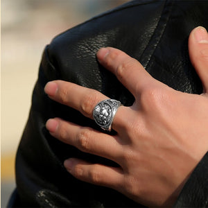 Bague Tête de Lion argent