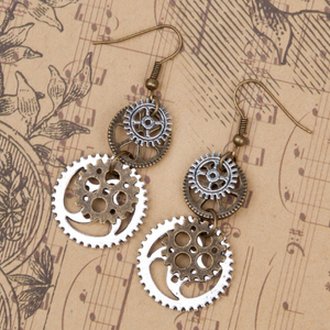 Bijoux Boucles d'Oreilles Steampunk