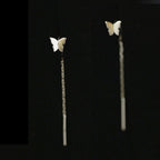 Boucle d'Oreille Papillon or