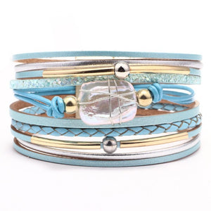 Bracelet Bohême Chic bleu