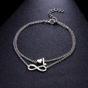 Bracelet de Cheville Argent pour Femme Personnalisé