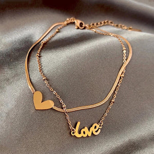 Bracelet de Cheville Love