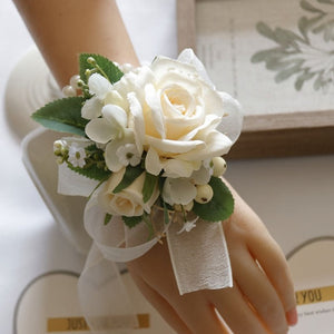 Armband voor Bruid met Bloemen