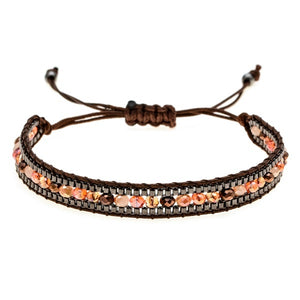 Bracelet Ethnique Chic marron