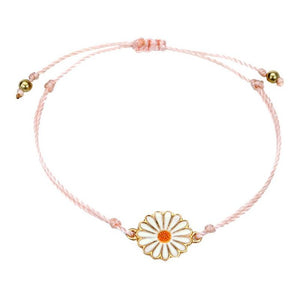 Bracelet Fleur Soleil rose