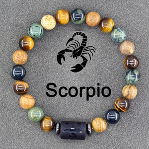 Bracelet Signe Du Zodiaque 12 Constellations scorpion