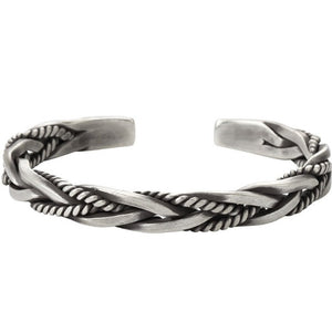 Zilveren Gedraaide Armband Heren