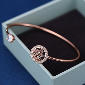 Bracelet Arbre de Vie Or - Argent - Cuivre or rose