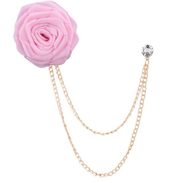 Rose bloem kostuum broche