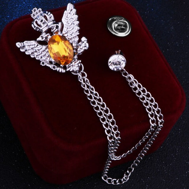 Vogels kostuum broche