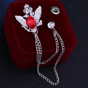 Vogels kostuum broche