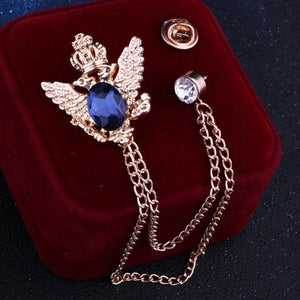 Vogels kostuum broche